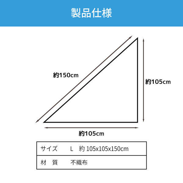 100個セット】不織布三角巾 Lサイズ 救急衛生 使い捨て 防災