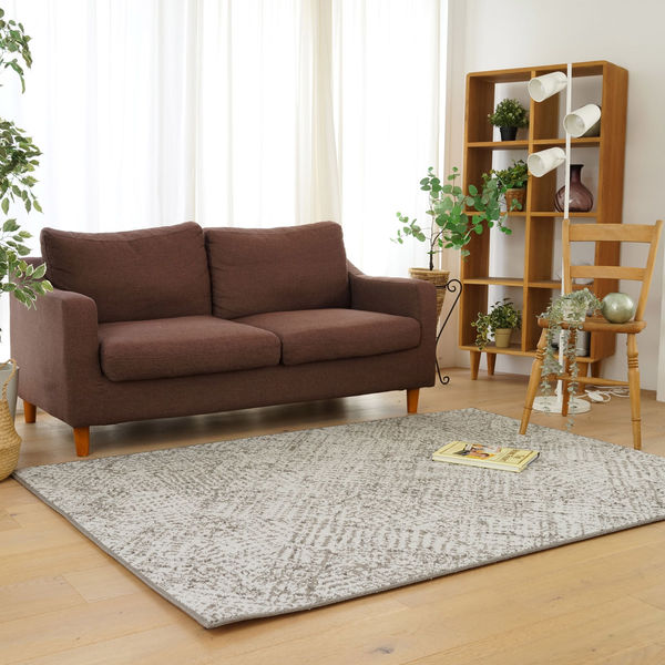 【unico】SAMIRA ラグ 140×200 ブラウン unico】SAMIRA ラグ 140×200 ブラウン