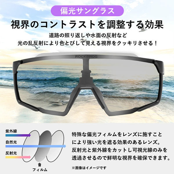 楽天市場】サングラス 調光レンズ トレンド クリアカラー