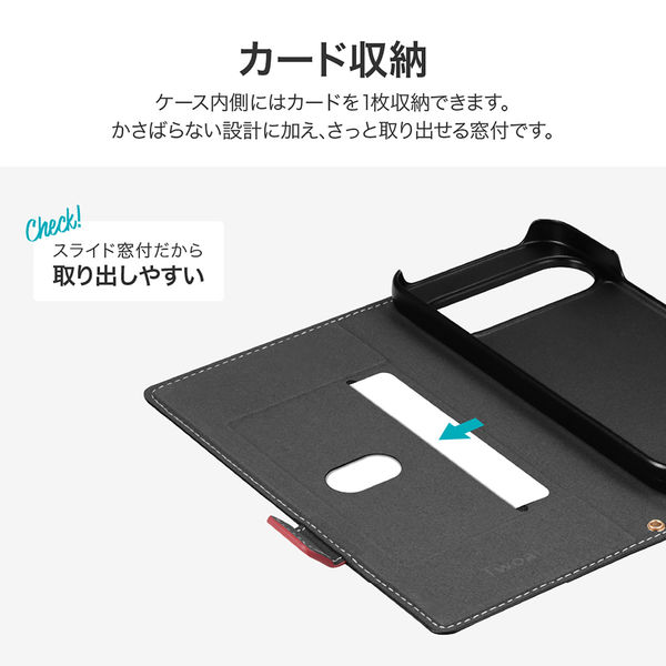 Google Pixel 9/Google Pixel 9 Pro 薄型・軽量PUレザー手帳ケース