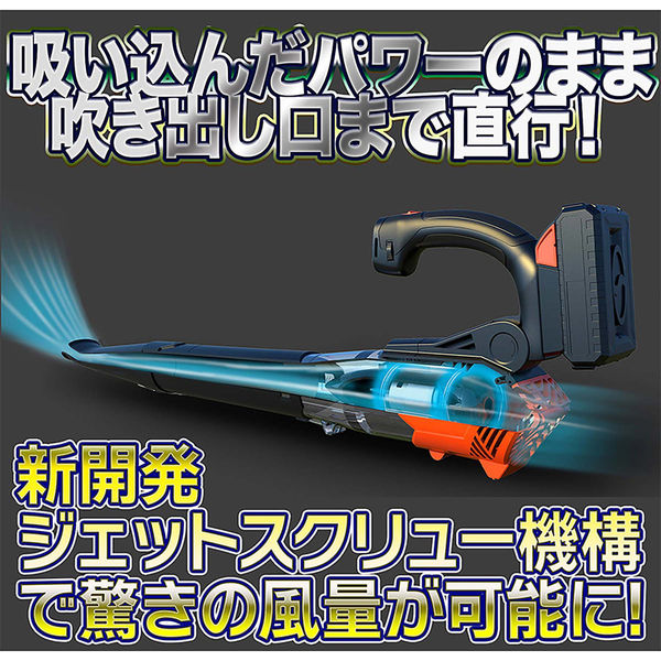 エアロボックス YARDFORCE 24Vジェットスクリューブロワ 大風量 エアロボックス YARDFORCE 24Vジェットスクリューブロワ 大風量