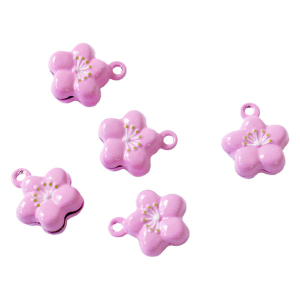 日本紐釦貿易 花鈴 5個入 梅 CF73 1セット5袋(バラ25個)（直送品  