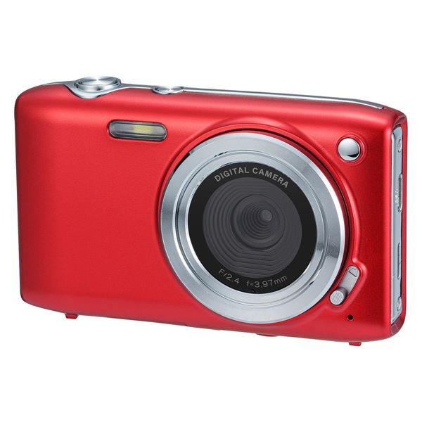 GE/E1486TW/RD レッド/デジタルカメラ/コンデジ Amazon | GE デジタルカメラ 1410万画素 光学8倍 レッド E1486TW