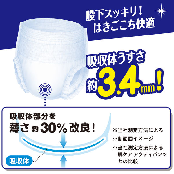 日本製紙クレシア 肌ケア アクティ 超うす型パンツ すっきりごこち L