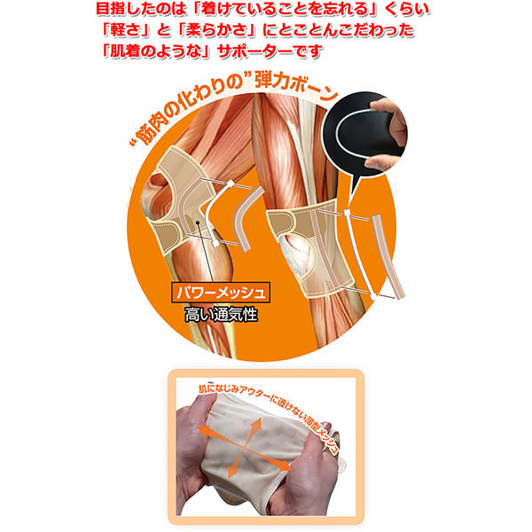 DAP うす楽スイスイインナー膝ベルト マジ軽さん 膝サポーター