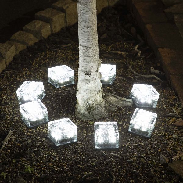 タマハシ ガラス製キュービックガーデンライト 大 SV-7701 1個（直送品