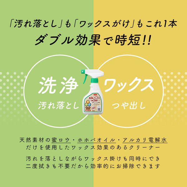 アイメディア 洗浄とワックス効果のクリーナー 300ml 1008861 1個（直送品） - アスクル