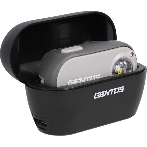 GENTOS 充電ケース収納ヘッドライト CP-02RCC 1個（直送品