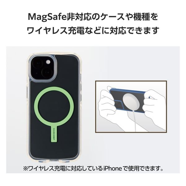 Magsafe用 リング シール 充電対応 強力 マグネッ メタルリングステッカー⁄強力吸着⁄ワイヤレス充電対応iPhone用⁄貼り