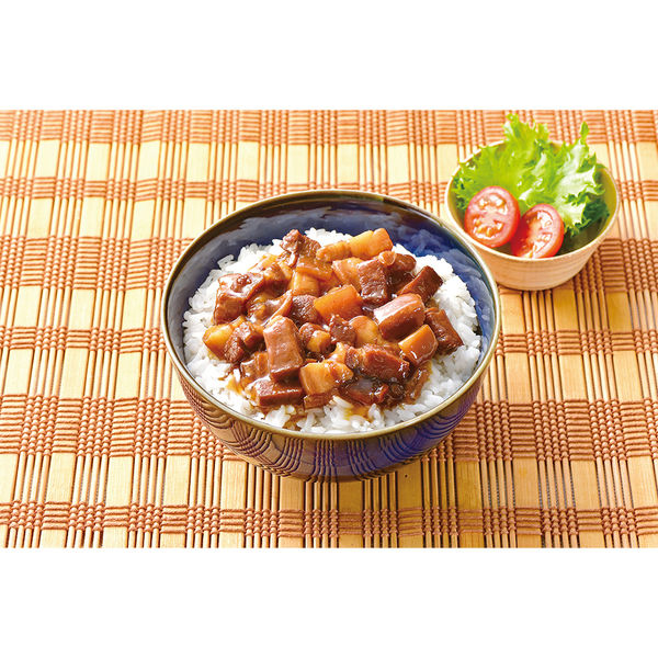 オキハム らふてー丼 1人前・200g 1個 沖縄ハム レンジ対応 レトルト - アスクル