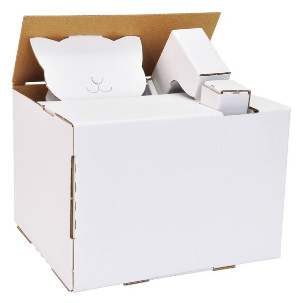 ねこぢる　貯金箱　2個セット シヤチハタ ◎ダンボール工作キット 猫の貯金箱 THM-SH6656A 1セット(2