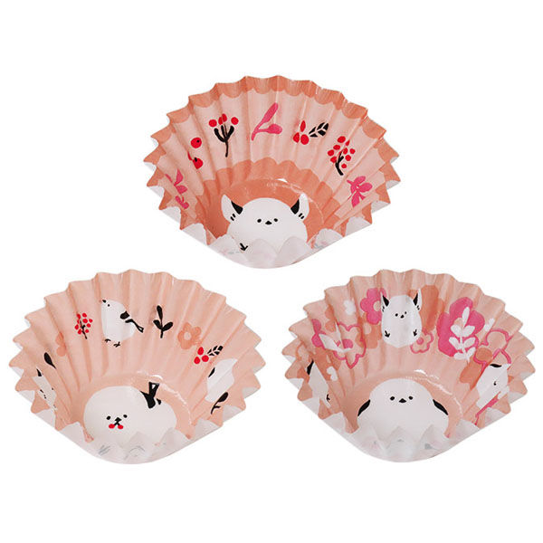 苺カップ♡シマエナガ まるき おかずカップ シマエナガ柄 8号 20枚○20個セット