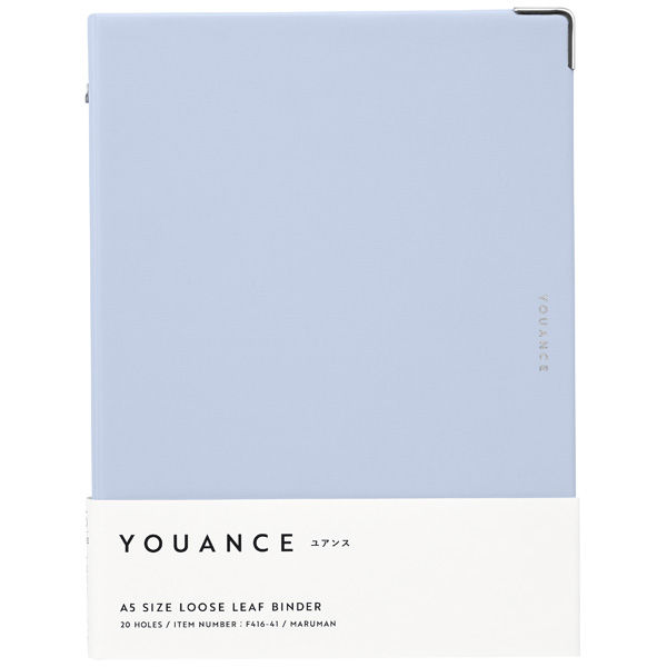 マルマン A5 バインダー ユアンス ブルーグレー F416-41 1冊