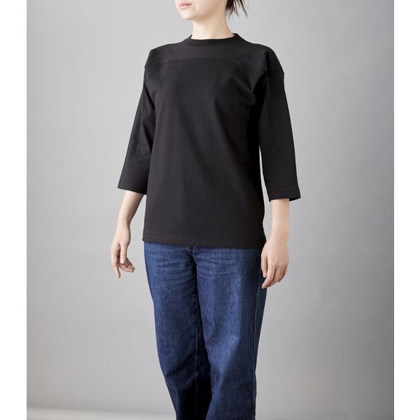 CROSS & STITCH オープンエンドフットボールTee Tシャツ 七分袖