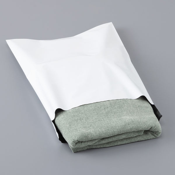 アスクル 宅配袋 宅配袋】アスクル 現場のチカラ ビニール宅配袋 白 中サイズ