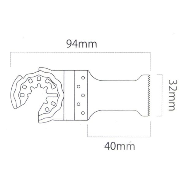 アイガー マルチブレード 32mm 木/プラスチック/軟金属/EGMB-1 刃幅:32mm