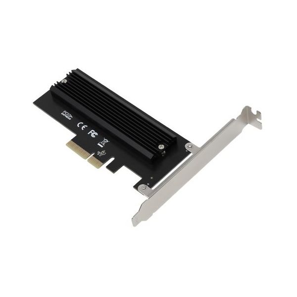アイネックス ヒートシンク搭載 M.2 NVMe SSD変換PCIeカード