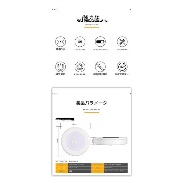アスコ 人感センサーライト 暖色 白 SLー01(W) C1000484 1個