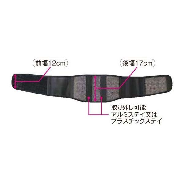 アシスト プロスリム・メッシュ ブラック アルミステイ 4L 09952