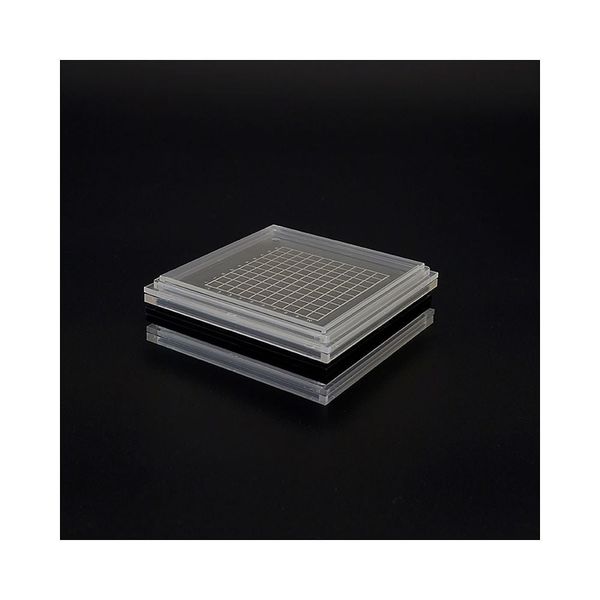 エクシール 精密部品搬送ケース ゲルベース(R) 4インチ 透明 フラット