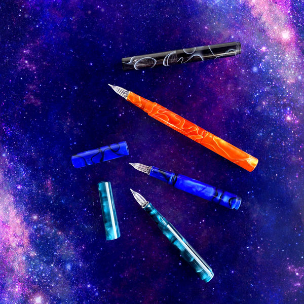 寺西化学工業 ギターガラスペン オーロラ コスモブラック GLAA-CBK 1本