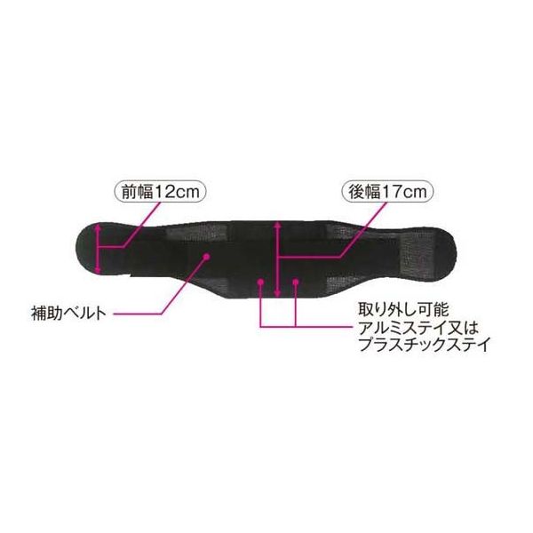 アシスト プロフィット・メッシュ ブラック プラスチックステイ