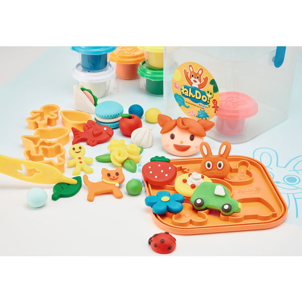 みけねこのおつかいおまとめ二枚セット アガツマ ねんDo！はじめてのねんどセットおかたづけボックス