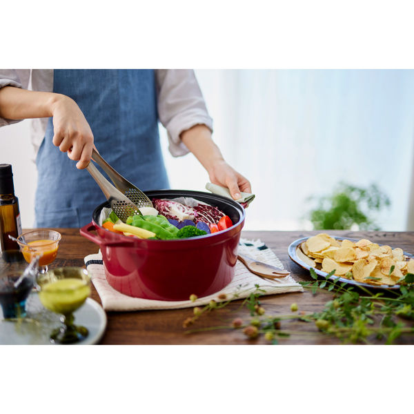 アイリスオーヤマ 無加水鍋 COTOCO 26cm ビーツレッド SMKSN-S26 1個