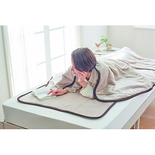 ヒートクラッカー　アドバンス　電気毛布　アイボリー　シングル用 ヒートクラッカー アドバンス 洗える電気毛布 掛け 敷き