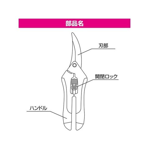 セーブ・インダストリー ハンドルがすべりにくい!カーブ刃 剪定はさみ SV-6711 1個 65-3401-98（直送品） - アスクル