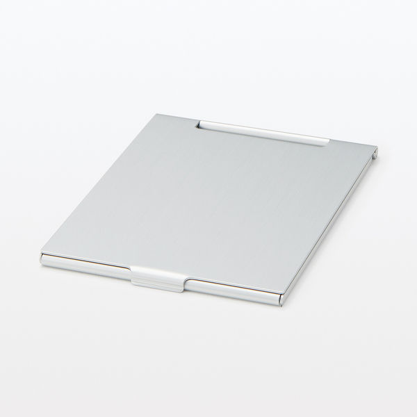 無印良品 アルミ折りたたみミラー M 126×93×5.3mm 良品計画