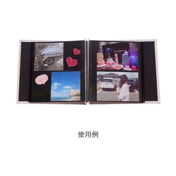 富士フイルム フジカラー フリーアルバムミニ レザー アイボリー