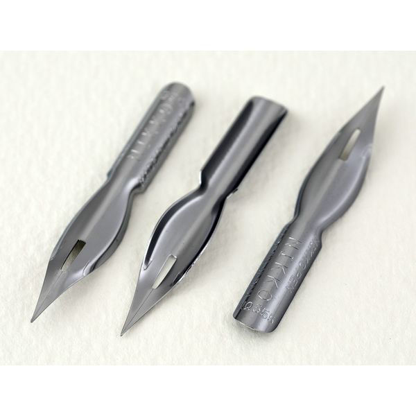 立川ピン製作所 日光)日本字ペン (3本入リ) N555-3 1セット(1袋3本入