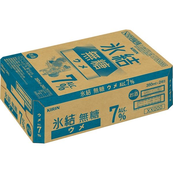 Amazon.co.jp: キリン 氷結 無糖 ウメ 7% 350ml×2ケース/48本