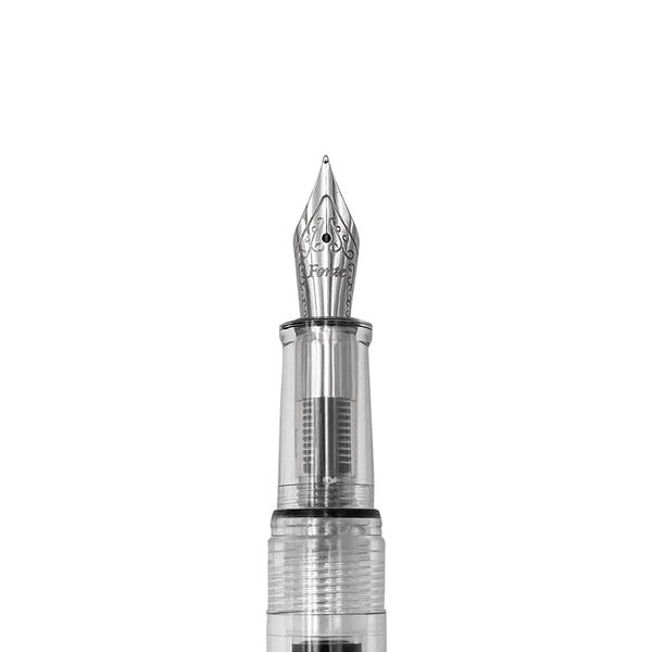 日本出版販売 FO1 万年筆 ブラックスケルトン FO641058 1セット