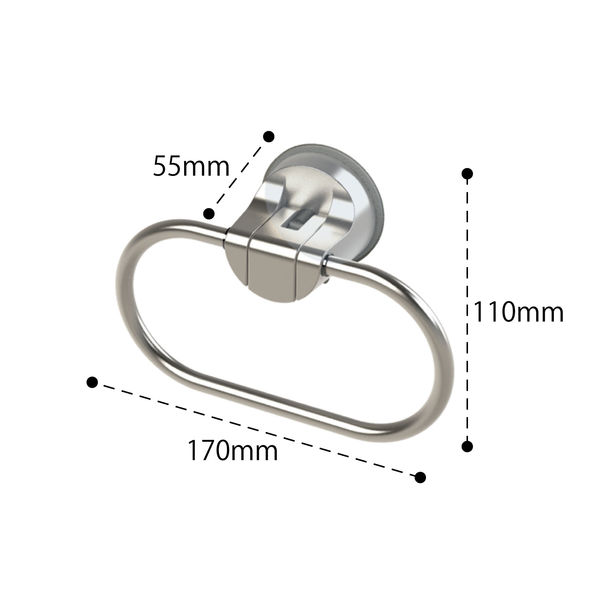 レック タオル掛け(ジェル吸盤) K00575 1個 - アスクル