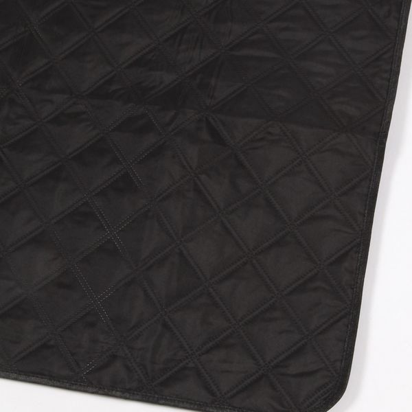 キルティングレジャーシート ブラック LAKOLE/ラコレ - アスクル