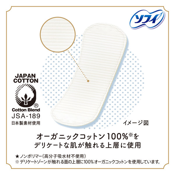 パンティーライナー ソフィ おりものシート オーガニック 無香料