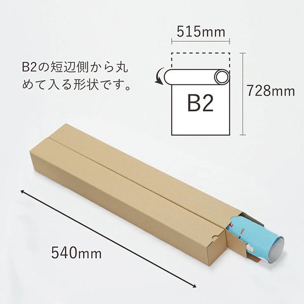 シモジマ ポスターカレンダーダンボール B2 4571689033611 1