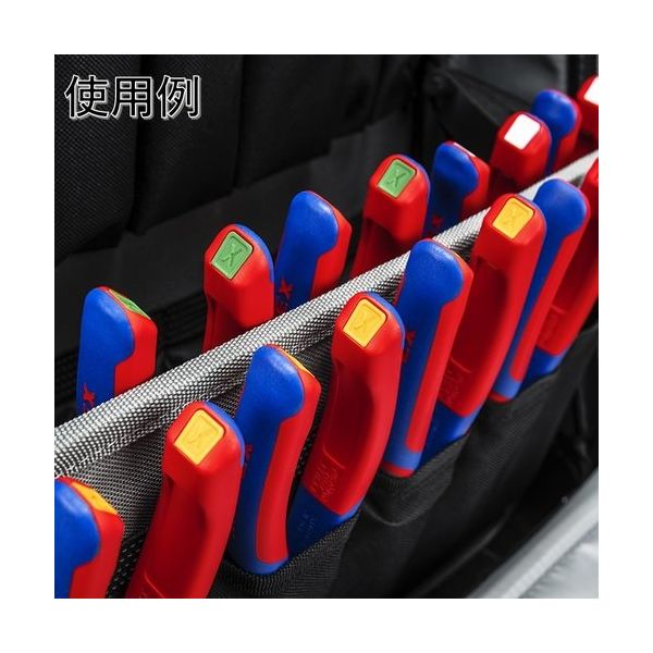 KNIPEX カラーコードクリップ マゼンタ(10ピース入り) 0061-10CM