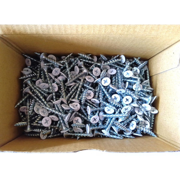 山喜産業 コーススレッド カラー白 全ネジ W25C 頭部塗装 鉄