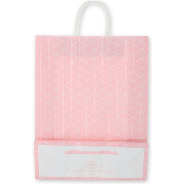 ケース販売】HEIKO 紙袋 25チャームバッグ 2才 スクエア ピンク