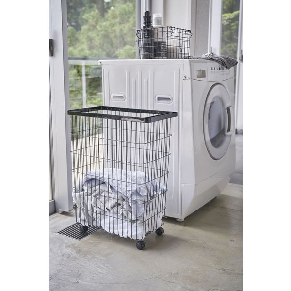 タワー ランドリーワゴン+バスケット tower Laundry wagon +