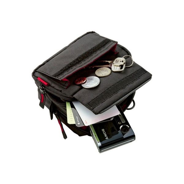 クツワ マルチホルダーダブルファスナM黒 240DRBK 1個（直送品