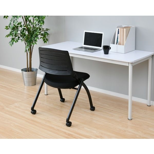 ネスティングチェア キャスター付 ブラック CNC-88(BK) 1脚（直送品