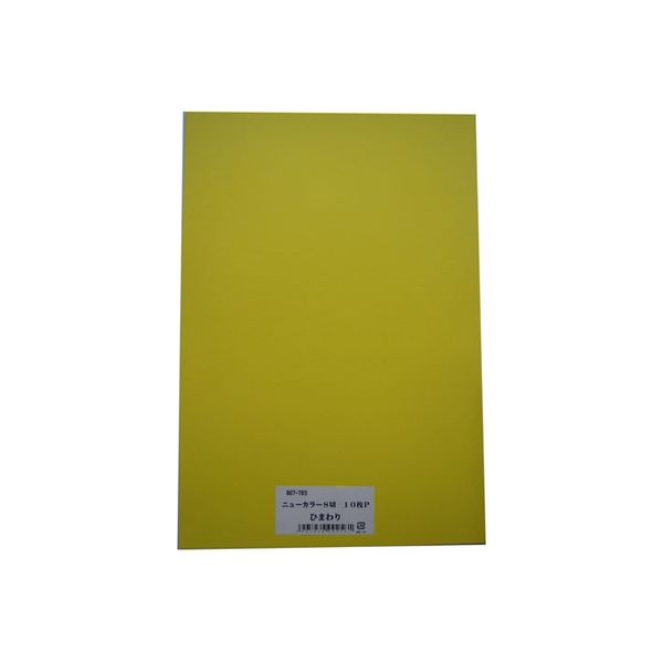 リンテック 色画用紙R 8ツ切 10枚ひまわり 318 1包（直送品