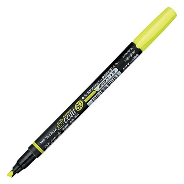 トンボ鉛筆 蛍コート８０ WA-SC91 黄 10本 1箱（直送品） - アスクル