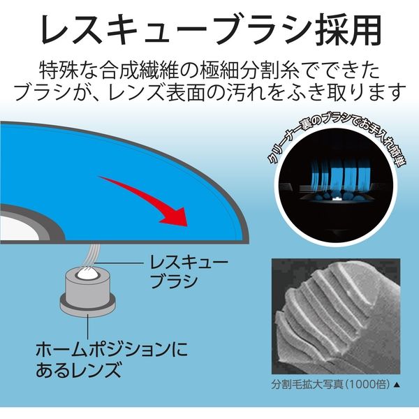 ブルーレイレンズクリーナー 再生出来ない機器用 乾式湿式2枚組 読込回復 エラー予防 約40回使用可能 CK-BR4N エレコム 1個