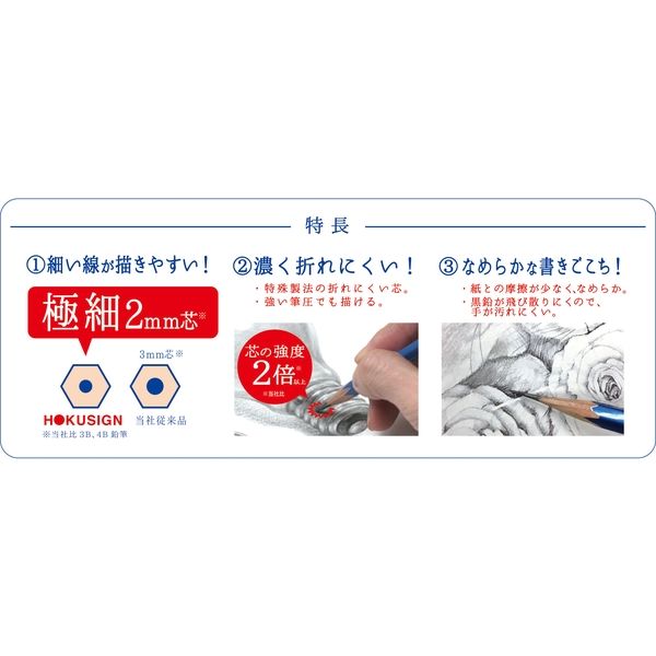 クツワ 鉛筆 ホクサインギフト用5本セット PA014 1個（直送品
