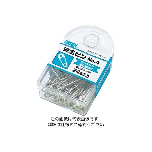 エスコ 44mm 安全ピン(24本) EA762FC-104 1セット(720本:24本×30箱
